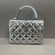 Chanel Trendy Handle Silver 25cm - 1