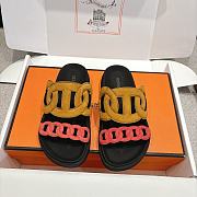 Hermes Extra Sandal Pink Tan - 1