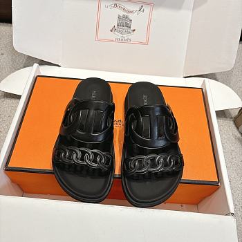 Hermes Extra Sandal Black