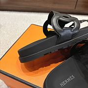 Hermes Extra Sandal Black - 4