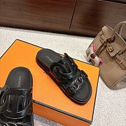 Hermes Extra Sandal Black - 3