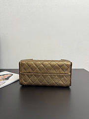 Chanel 25 Small Handbag Calfskin Gold 30x26x14cm - 6