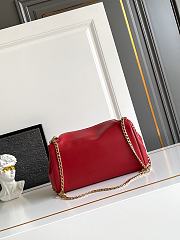 Prada Tumulte Small Red Bag 24x13x13cm - 3