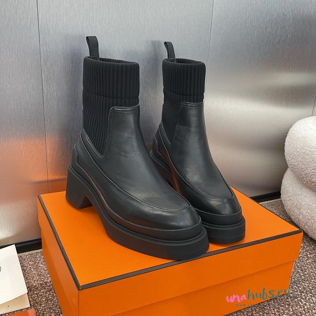 Hermes Black Boot - 1