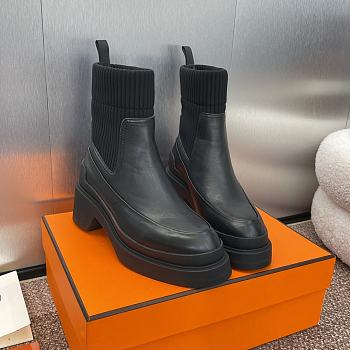 Hermes Black Boot