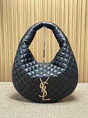YSL ICare Hobo Quilted Nappa Black 47x35x8x15cm - 1