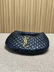 YSL ICare Hobo Quilted Nappa Black 47x35x8x15cm - 4