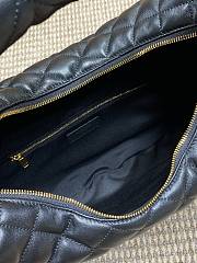 YSL ICare Hobo Quilted Nappa Black 47x35x8x15cm - 3