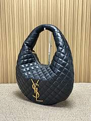 YSL ICare Hobo Quilted Nappa Black 47x35x8x15cm - 2