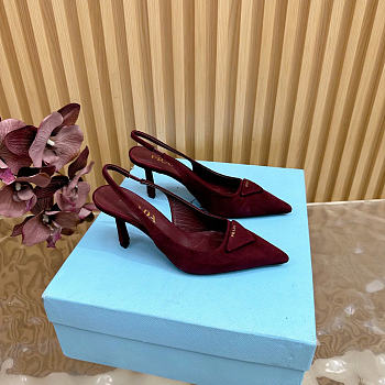 Prada Red Wine Heel 8.5cm