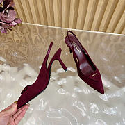 Prada Red Wine Heel 8.5cm - 3