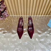 Prada Red Wine Heel 8.5cm - 2