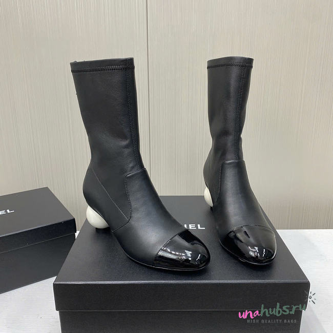 Chanel Black Boot 4.5cm - 1