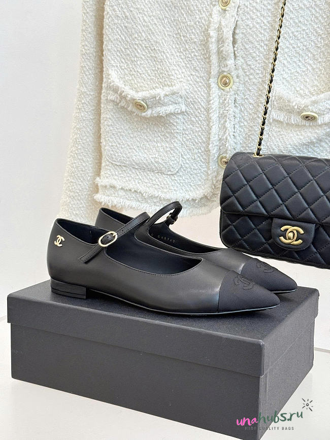 Chanel Black Flat - 1