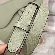 Dior Saddle With Strap Green Gold 25cm - 3