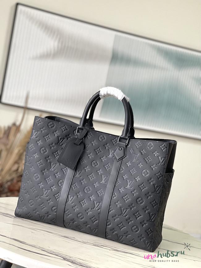 Louis Vuitton LV Sac Plat 24H Black 44x33x18cm - 1