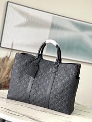 Louis Vuitton LV Sac Plat 24H Black 44x33x18cm - 1