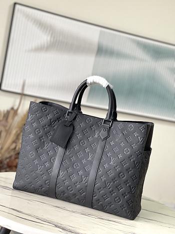 Louis Vuitton LV Sac Plat 24H Black 44x33x18cm