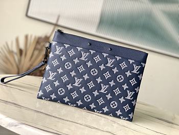 Louis Vuitton LV Pochette To-Go Navy Blue 30x21.5x1cm
