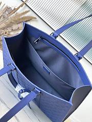 Louis Vuitton LV Sac Plat 24H Blue 41x33x14cm - 5