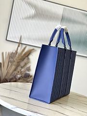 Louis Vuitton LV Sac Plat 24H Blue 41x33x14cm - 4