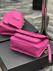 YSL Niki Baby Bag Pink 22x16.5x12cm - 3