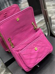 YSL Niki Baby Bag Pink 22x16.5x12cm - 2