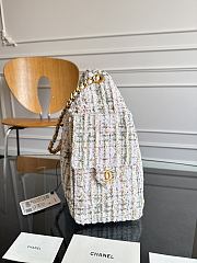 Chanel 25 Handbag Tweed 30x26x14cm - 5