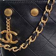 Chanel Bucket Bag Black 28x31x15cm - 5