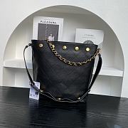 Chanel Bucket Bag Black 28x31x15cm - 3