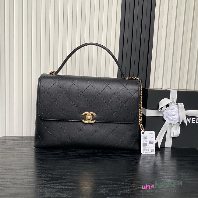 Chanel Top Handle Black 37x26x10cm - 1
