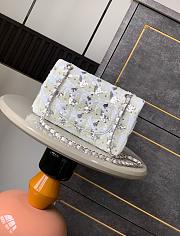 Chanel Flap Bag White Sequins 25cm - 5