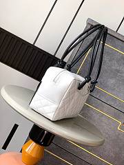Chanel Cambon Bag White 27x15x10cm - 3