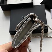 Chanel Wallet Chain Silver 11cm - 4