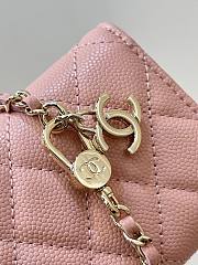 Chanel Wallet Pink Caviar 11cm - 3