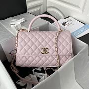 Chanel Large Coco Handle Light Pink 28cm - 1