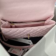 Chanel Large Coco Handle Light Pink 28cm - 4