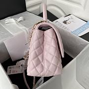 Chanel Large Coco Handle Light Pink 28cm - 3