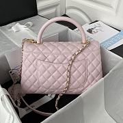 Chanel Large Coco Handle Light Pink 28cm - 2