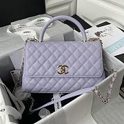 Chanel Large Coco Handle Light Purple 28cm - 1