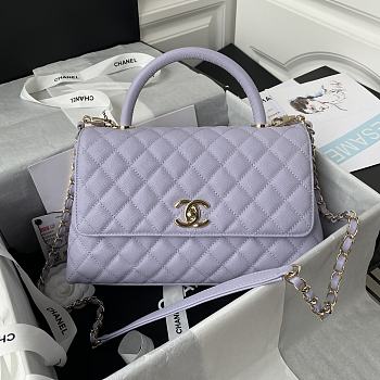 Chanel Large Coco Handle Light Purple 28cm