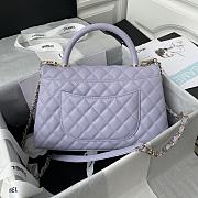 Chanel Large Coco Handle Light Purple 28cm - 4
