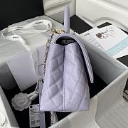 Chanel Large Coco Handle Light Purple 28cm - 3