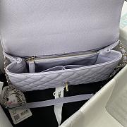 Chanel Large Coco Handle Light Purple 28cm - 2