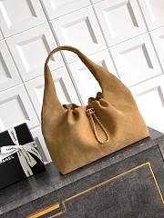 Chanel Hobo Bag Tan Suede 45x35x12cm - 1