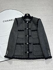 Chanel Black Tweed Jacket - 1
