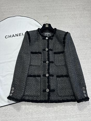 Chanel Black Tweed Jacket