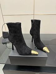 YSL Black Suede Boot 10cm - 1