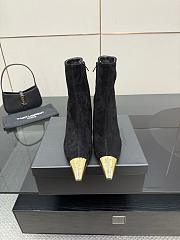 YSL Black Suede Boot 10cm - 2