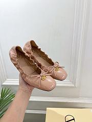Valentino Patent Ballerina Pink Flat - 4